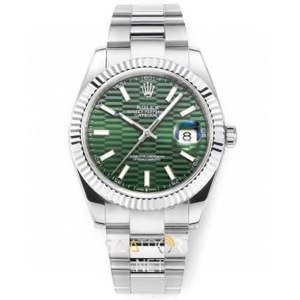 Rolex Datejust 41 Green Fluted Motif Dial Super Clone Eta