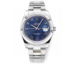 Rolex Datejust 41mm Azurro blue Roman Oyster Super Clone eta