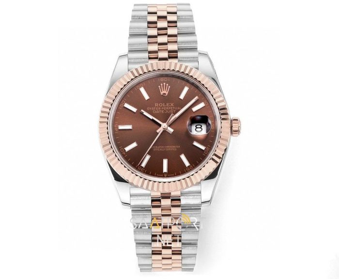 Rolex Datejust 41 II Two Tone Rose Gold 126331 Super Clone eta