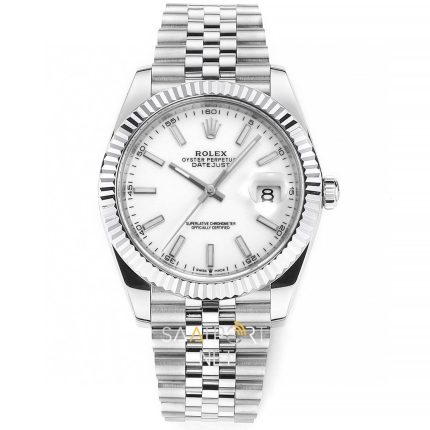 Rolex Datejust 41 White Dial Jubilee 126334 Super Clone eta