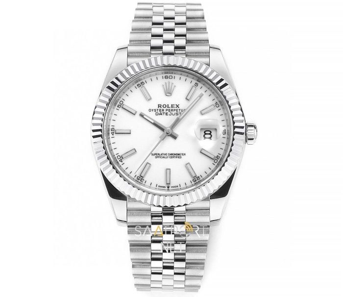 Rolex Datejust 41 White Dial Jubilee 126334 Super Clone eta