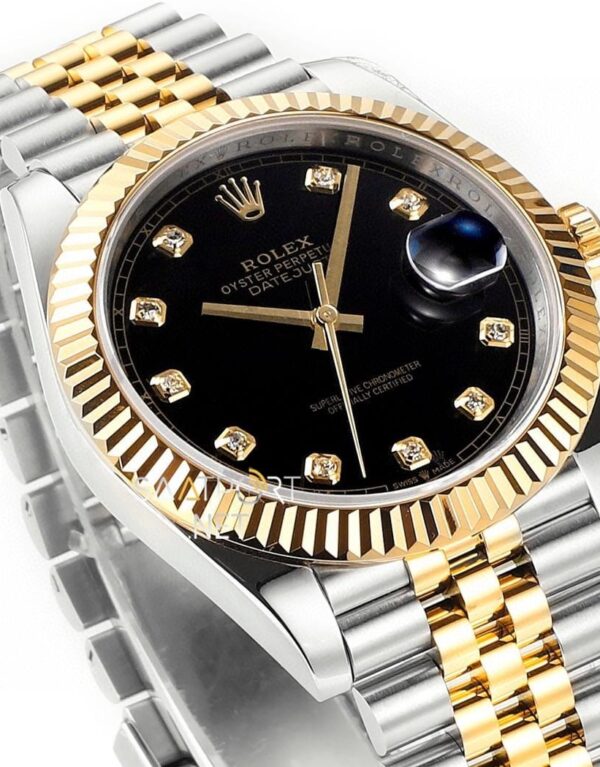 Rolex Datejust 41 mm 126333 Two Tone Taşlı Kadran Super Clone Eta (2)