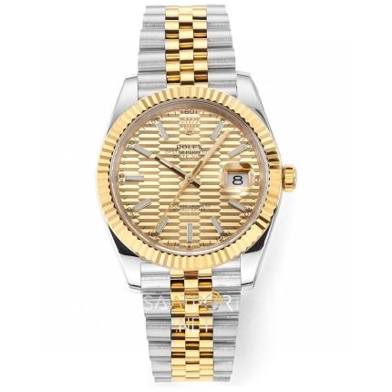 Rolex Datejust 41mm 126333 Two Tone Golden Motif Dial