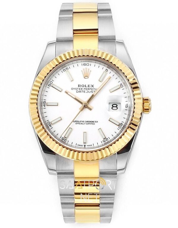Rolex Datejust 41mm White Dial Oyster 126333 Super clone eta