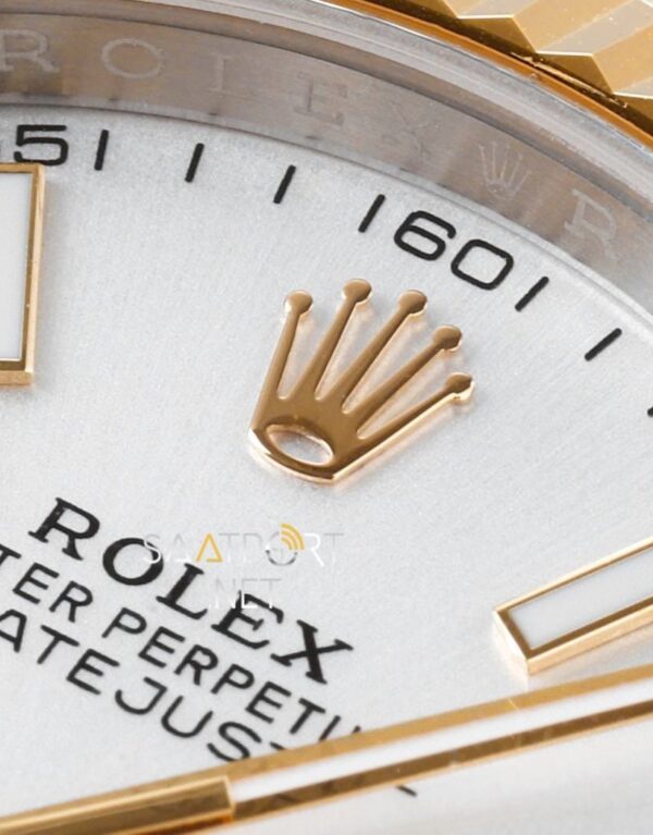 Rolex Datejust 41mm White Dial Yellow Gold 126333 Super Clone Eta (2)
