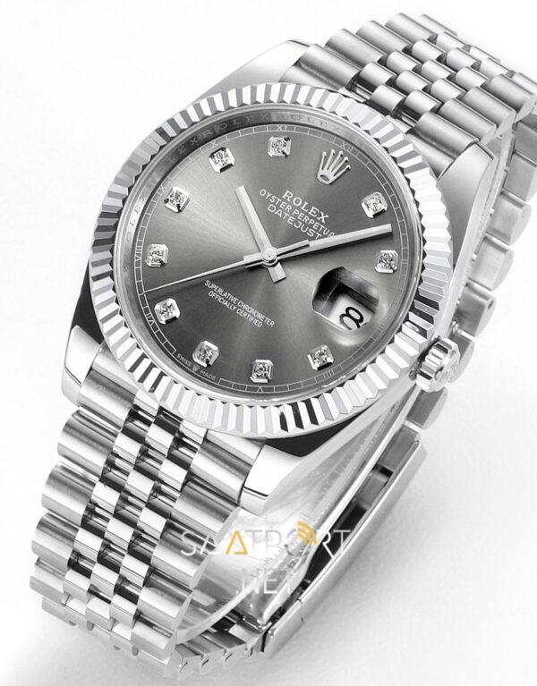 Rolex Datejust II 41mm Gri Kadran 116334 Super Clone Eta (2)