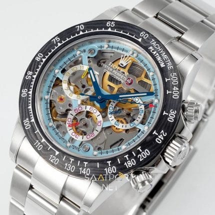 Rolex Daytona Juan Pablo Montoya Sonic Karbon Bezel İskelet Kadran Super Clone ETA (2)