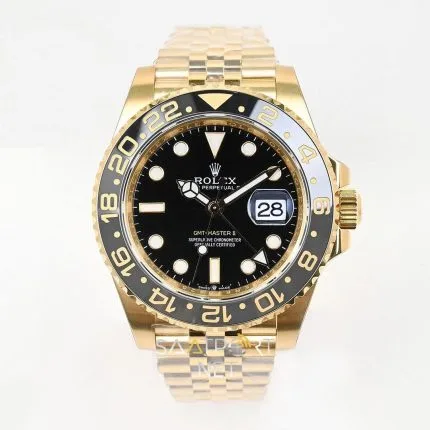 Rolex GMT-Master II Full Gold Jübilee 126713GRNR Super Clone Eta