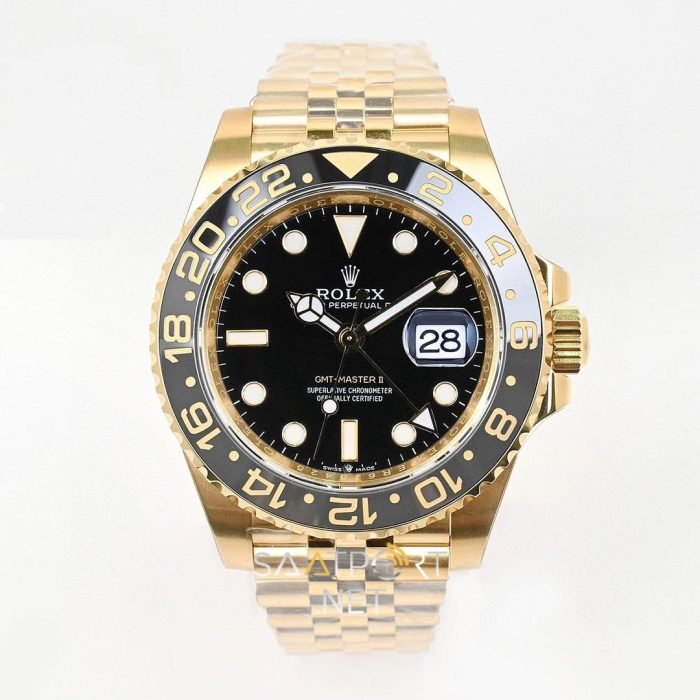 Rolex GMT-Master II Full Gold Jübilee 126713GRNR Super Clone Eta