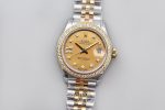 Rolex Lady Datejust 28mm Baget Taşlı Gold Kadran Eta Saat