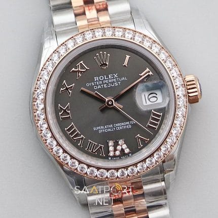 Rolex Lady Datejust 28mm Gray Dial 278381RBR Eta Saat