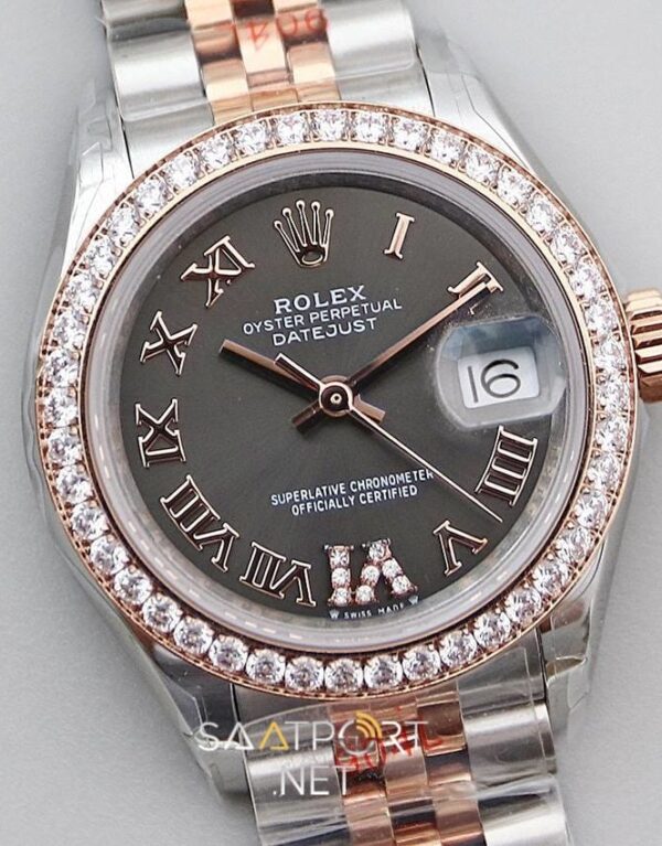 Rolex Lady Datejust 28mm Gray Dial 278381RBR Eta Saat