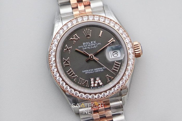 Rolex Lady Datejust 28mm Gray Dial 278381RBR Eta Saat