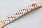 Rolex Lady Datejust 28mm Patlıcan Rengi Full Rose Eta Saat (8)