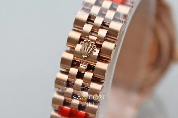 Rolex Lady Datejust 28mm Sedef Kadran Full Rose Eta Saat (3)