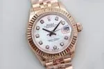 Rolex Lady Datejust 28mm Sedef Kadran Full Rose Eta Saat (6)