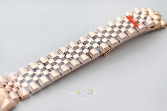 Rolex Lady Datejust 28mm Sedef Kadran Full Rose Eta Saat (8)