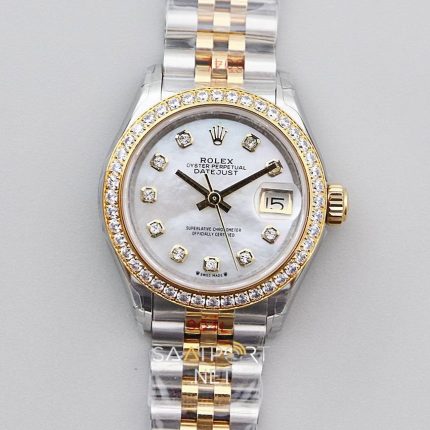 Rolex Lady Datejust 28mm Two Tone Beyaz Kadran 28279383 Eta Saat