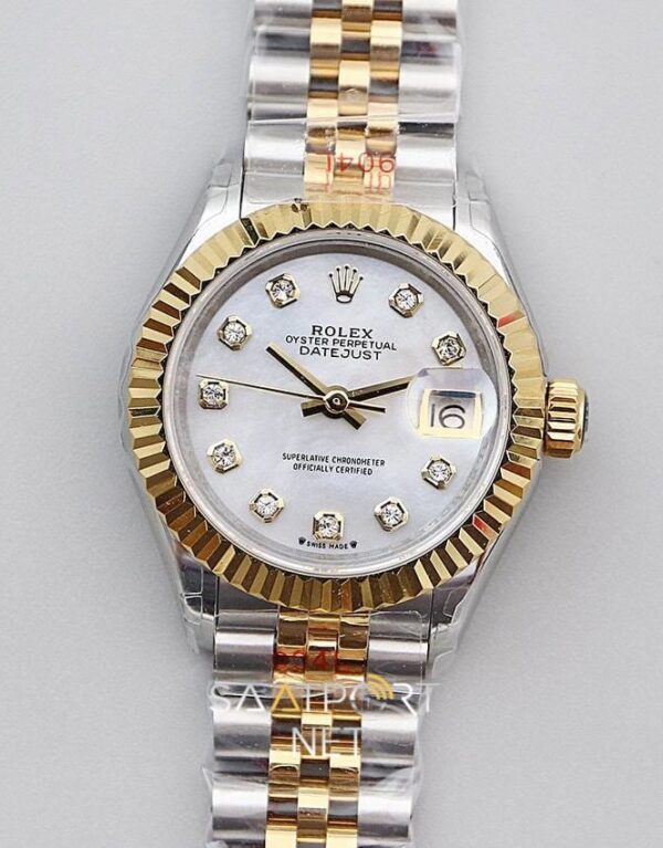 Rolex Lady Datejust 28mm Two Tone Sedefli Kadran Eta