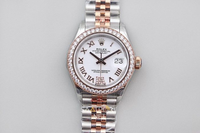 Rolex Lady Datejust 28mm White Dial 279381RBR Eta Saat