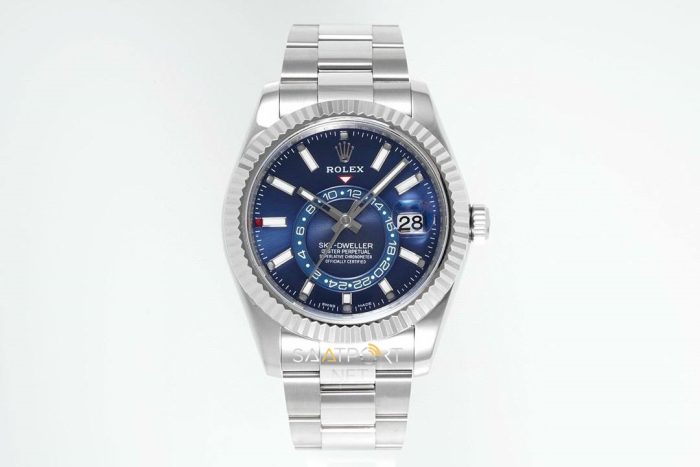 Rolex Sky-Dweller Blue Dial Oyster 326934 Super Clone Eta