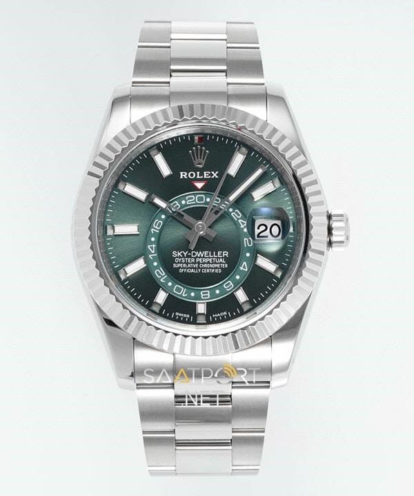 Rolex Sky-Dweller Mint Green Oyster 336934 Super Clone Eta
