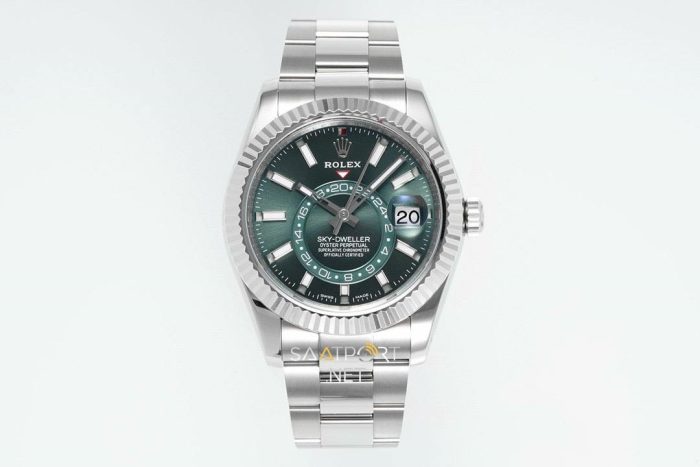 Rolex Sky-Dweller Mint Green Oyster 336934 Super Clone Eta