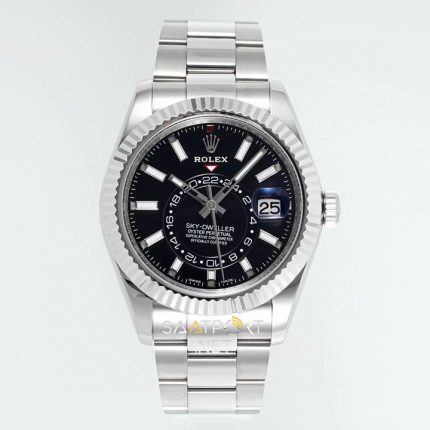 Rolex Sky-Dweller SkyDweller Black Dial 326934 Super Clone eta