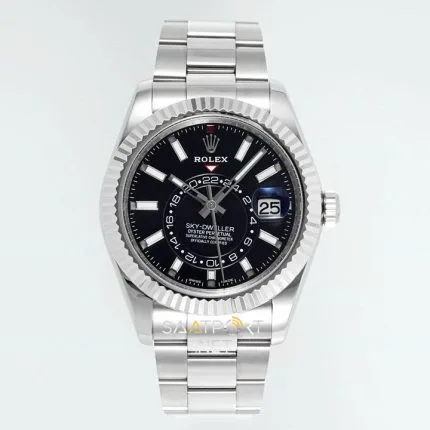 Rolex Sky-Dweller SkyDweller Black Dial 326934 Super Clone eta
