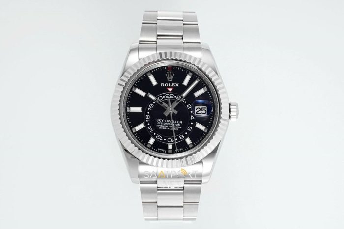 Rolex Sky-Dweller SkyDweller Black Dial 326934 Super Clone eta