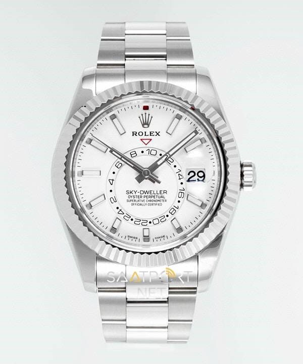 Rolex Sky-Dweller White Dial 326934 Oyster Super Clone eta