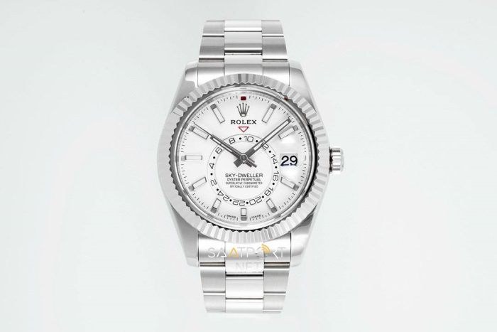 Rolex Sky-Dweller White Dial 326934 Oyster Super Clone eta