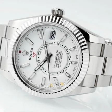 Rolex Sky-Dweller White Dial 326934 Oyster Super Clone eta (4)