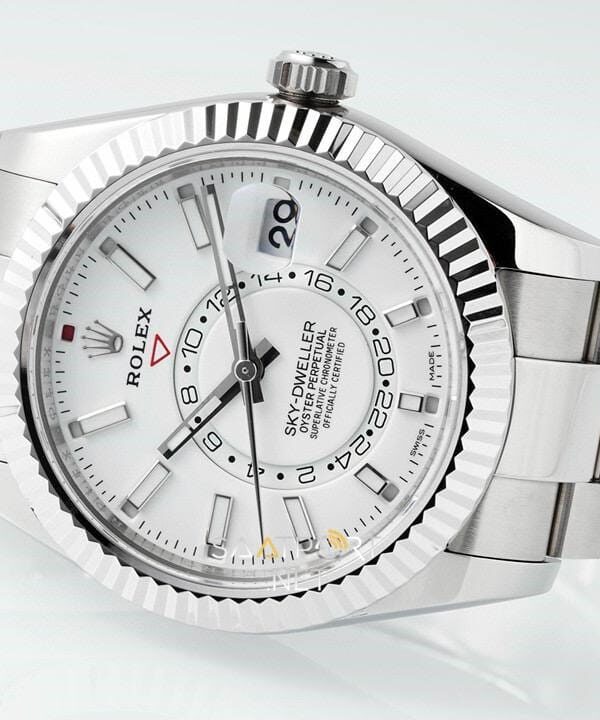 Rolex Sky-Dweller White Dial 326934 Oyster Super Clone eta (4)