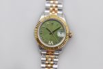 Rolex Lady Datejust 28mm Green Roma Rakamlı 278273 Eta Saat