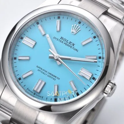 rolex oyster perpetual 41mm Tiffany Blue Super Clone Eta (7)
