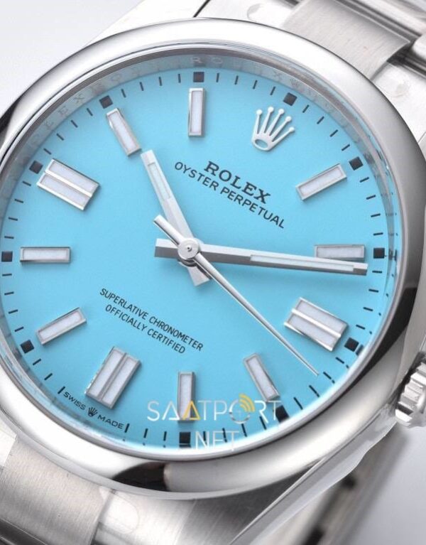 rolex oyster perpetual 41mm Tiffany Blue Super Clone Eta (7)