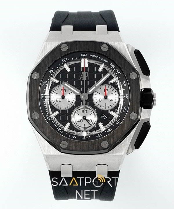 Audemars Piguet 26420 Royal Oak Offshore Siyah Kadran 44mm Super Clone ETA