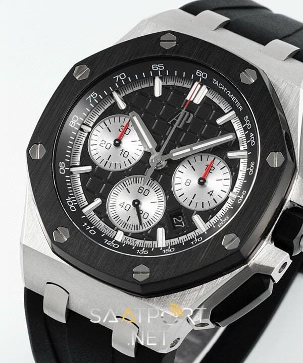 Audemars Piguet 26420 Royal Oak Offshore Siyah Kadran 44mm Super Clone ETA (4)