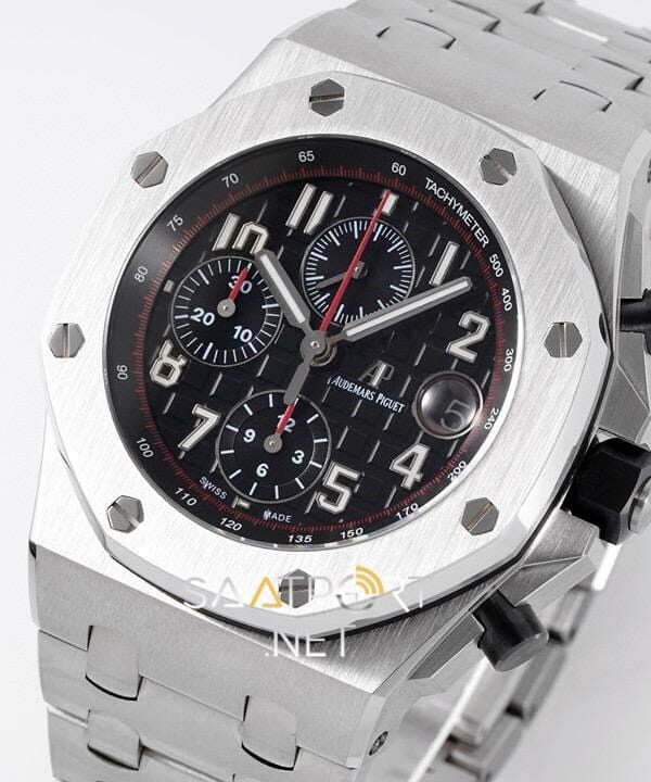 Audemars Piguet 44MM Siyah Kadran Chronograph Eta Saat (2)