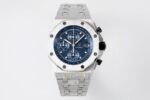 Audemars Piguet Royal Blue Dial Silver Chronograph 44mm Eta Saat