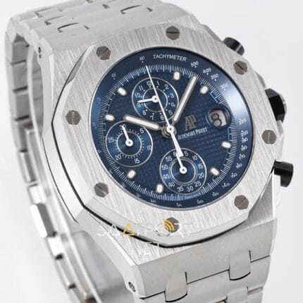 Audemars Piguet Royal Blue Dial Silver Chronograph 44mm Eta Saat (4)