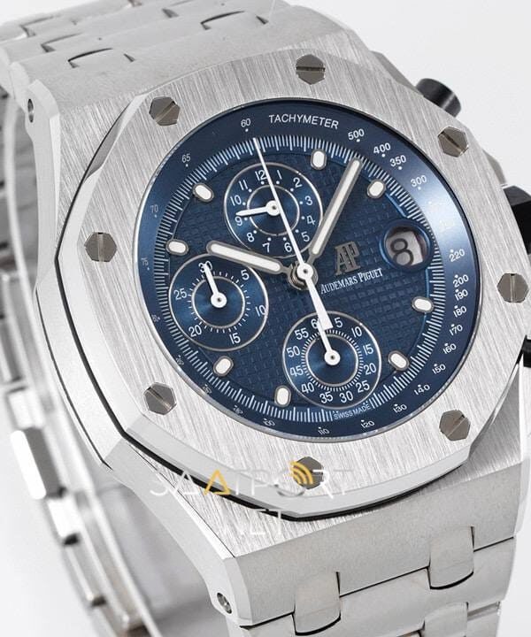 Audemars Piguet Royal Blue Dial Silver Chronograph 44mm Eta Saat (4)