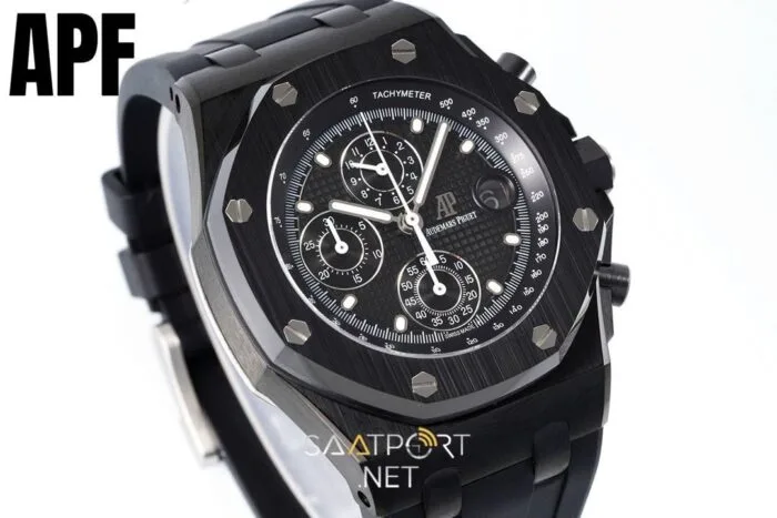 Audemars Piguet Royal Offshore Chronograph 44 Black Super Clone ETA (9)
