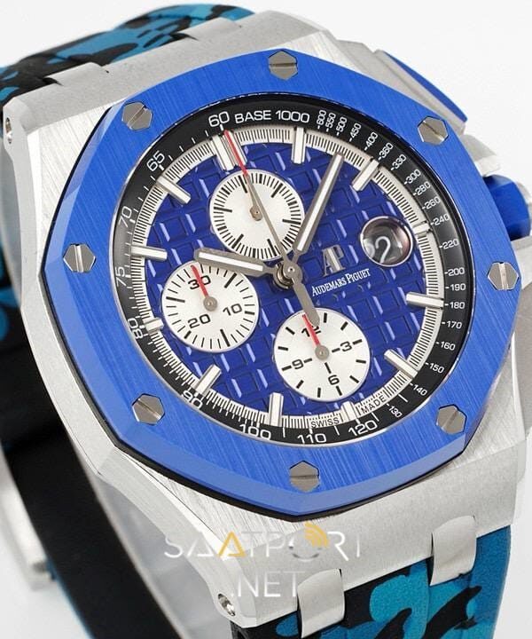 Audemars Piguet Royal Offshore Chronograph 44 Blue Super Clone ETA (4)