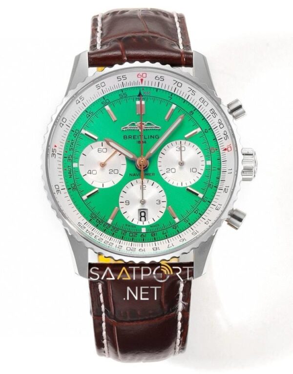Breitling Navitimer 1 B01 Green Chronograph 41 Eta Saat