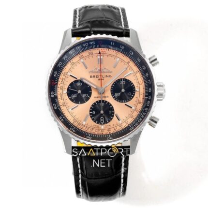 Breitling Navitimer Pink Dial Chronograph 41mm Eta Saat