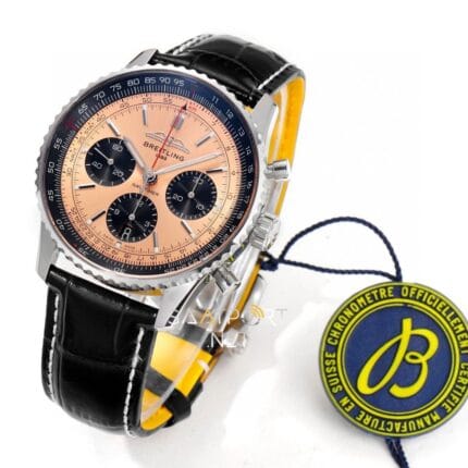 Breitling Navitimer Pink Dial Chronograph 41mm Eta Saat (3)