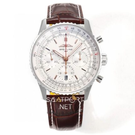 Breitling Navitimer White Dial Chronograph 41mm Eta Saat