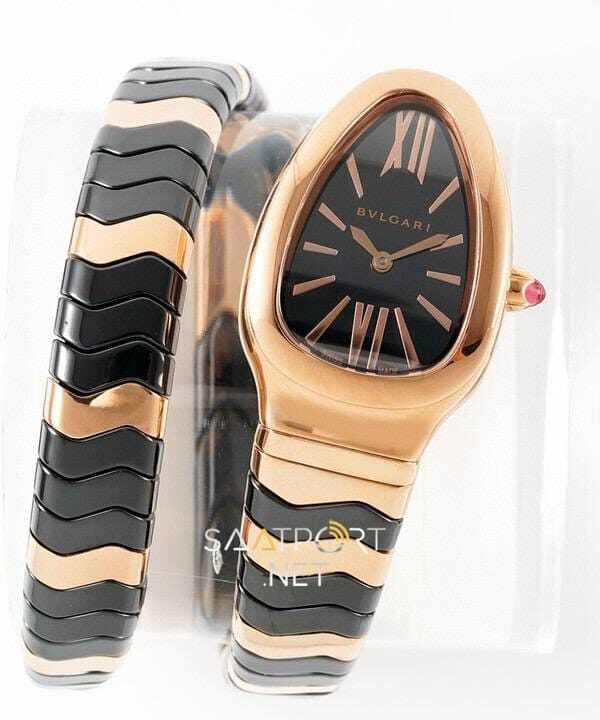 Bulgari Serpenti Yılan Modeli Black Rose Tek Sarmal Super Clon Eta